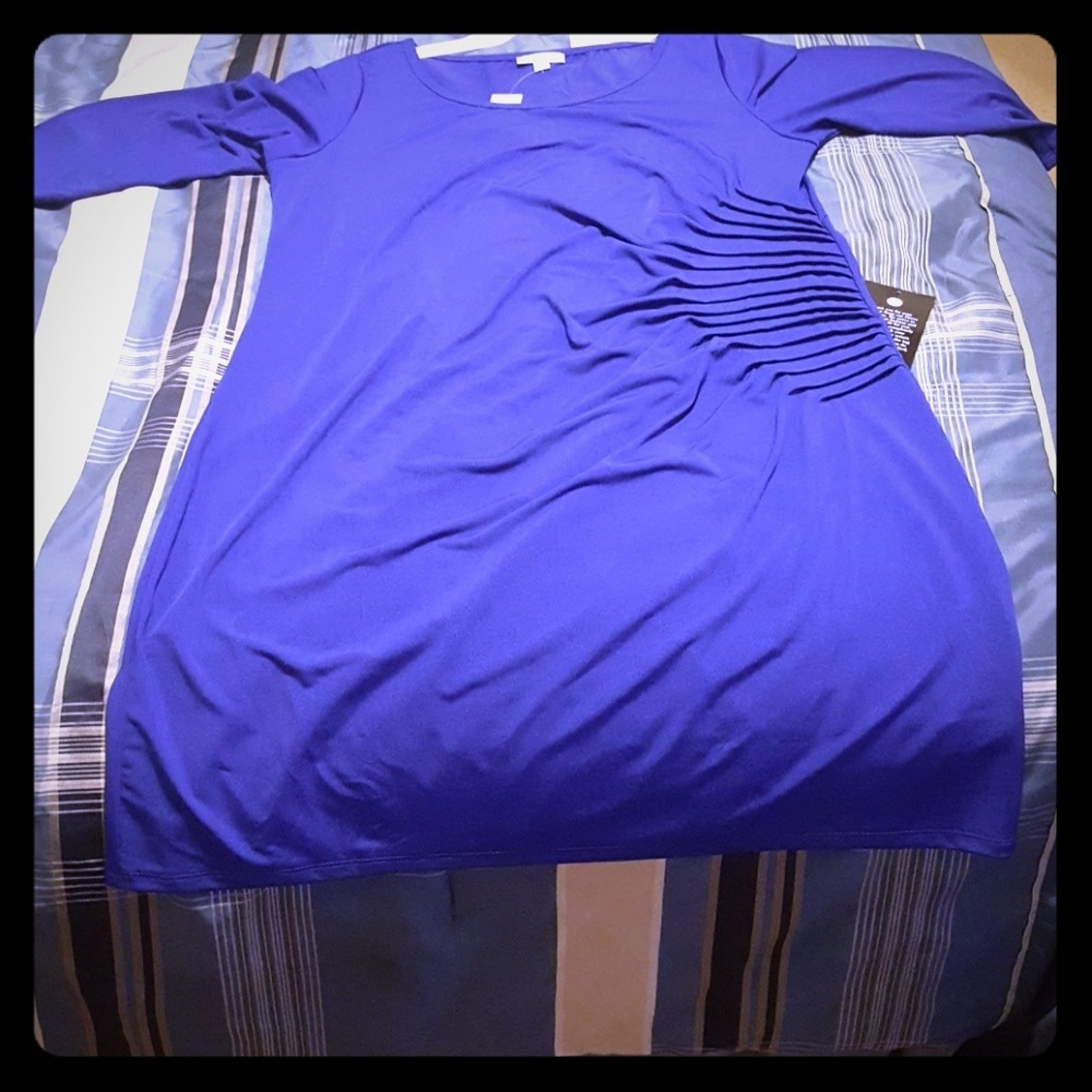 Sapphire knit dress